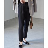 裏起毛美脚シルエットタックパンツ | RANAN | 詳細画像3 