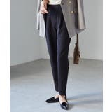 裏起毛美脚シルエットタックパンツ | RANAN | 詳細画像4 