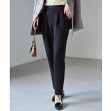 裏起毛美脚シルエットタックパンツ | RANAN | 詳細画像5 