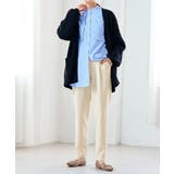 アイボリー61 | 裏起毛美脚シルエットタックパンツ | RANAN