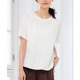 オフホワ(レギュラー) | 〈Beautiful Cotton 綿100%〉ひんやりUVラウンドTシャツ(レ… | RANAN