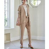 [2点セット/ウォッシャブル]フレアジャケット＆テーパードパンツセットアップ | RANAN | 詳細画像10 