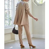 [2点セット/ウォッシャブル]フレアジャケット＆テーパードパンツセットアップ | RANAN | 詳細画像12 