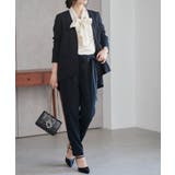 [2点セット/ウォッシャブル]フレアジャケット＆テーパードパンツセットアップ | RANAN | 詳細画像16 