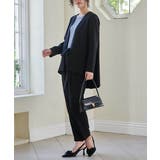 [2点セット/ウォッシャブル]フレアジャケット＆テーパードパンツセットアップ | RANAN | 詳細画像5 