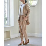 [2点セット/ウォッシャブル]フレアジャケット＆テーパードパンツセットアップ | RANAN | 詳細画像9 