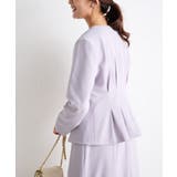 [2点SET]ペプラムジャケット＋ワンピースセットアップ | RANAN | 詳細画像3 