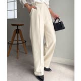 裏起毛美脚シルエットピンタックワイドパンツ | RANAN | 詳細画像15 