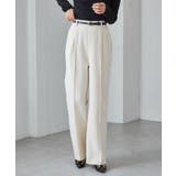 裏起毛美脚シルエットピンタックワイドパンツ | RANAN | 詳細画像18 