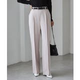 裏起毛美脚シルエットピンタックワイドパンツ | RANAN | 詳細画像21 