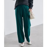 裏起毛美脚シルエットピンタックワイドパンツ | RANAN | 詳細画像30 