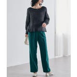 裏起毛美脚シルエットピンタックワイドパンツ | RANAN | 詳細画像32 