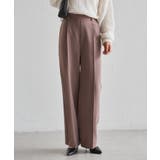 裏起毛美脚シルエットピンタックワイドパンツ | RANAN | 詳細画像35 