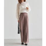 裏起毛美脚シルエットピンタックワイドパンツ | RANAN | 詳細画像38 