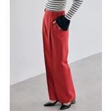 裏起毛美脚シルエットピンタックワイドパンツ | RANAN | 詳細画像41 