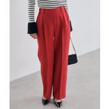 裏起毛美脚シルエットピンタックワイドパンツ | RANAN | 詳細画像42 