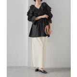 ビッグカラーフリルブラウス | RANAN | 詳細画像29 