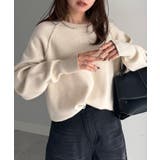 ライトベージュ | 機能付！スウェットライクニット | RANAN