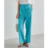 ファニーブルー | 機能付！美脚シルエットセンタープレスワイドパンツ | RANAN