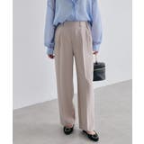 ライトグレー | 機能付！美脚シルエットセンタープレスワイドパンツ | RANAN