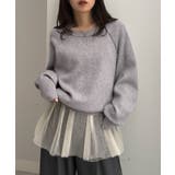 ラメチュールペプラムキャミソール | RANAN | 詳細画像1 