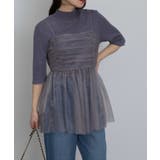 ラメチュールペプラムキャミソール | RANAN | 詳細画像12 