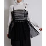 ラメチュールペプラムキャミソール | RANAN | 詳細画像22 