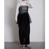 ラメチュールペプラムキャミソール | RANAN | 詳細画像24 