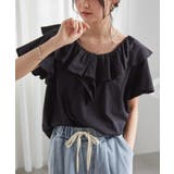 [綿100％/接触冷感]ビックフリルカラーTシャツ | RANAN | 詳細画像19 