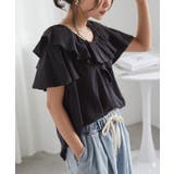[綿100％/接触冷感]ビックフリルカラーTシャツ | RANAN | 詳細画像20 