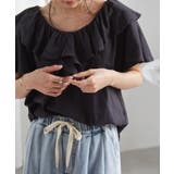 [綿100％/接触冷感]ビックフリルカラーTシャツ | RANAN | 詳細画像21 
