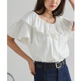[綿100％/接触冷感]ビックフリルカラーTシャツ | RANAN | 詳細画像5 
