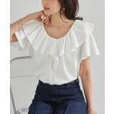 [綿100％/接触冷感]ビックフリルカラーTシャツ | RANAN | 詳細画像6 