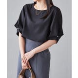 袖タックデザインきれい見えブラウス | RANAN | 詳細画像1 