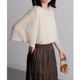 ひんやり！フレアー袖シフォンブラウス | RANAN | 詳細画像1 