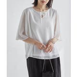 ひんやり！フレアー袖シフォンブラウス | RANAN | 詳細画像25 