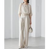 ひんやり！フレアー袖シフォンブラウス | RANAN | 詳細画像8 