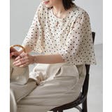 ベージュケイドット | ひんやり！フレアー袖シフォンブラウス | RANAN