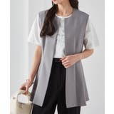 ライトグレー | 機能付!ペプラムジレベスト | RANAN