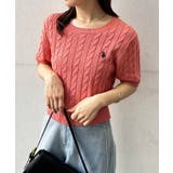 <U.S.POLO ASSN.>ワンポイント半袖ケーブルニット | RANAN | 詳細画像34