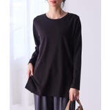 ブラック | ＜ＢＣ＞吸湿発熱！裾スリットプルオーバー | RANAN