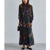 配色ボタニカルシャツワンピース | RANAN | 詳細画像1 