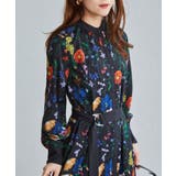 配色ボタニカルシャツワンピース | RANAN | 詳細画像2 