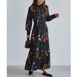 配色ボタニカルシャツワンピース | RANAN | 詳細画像3 