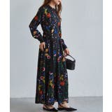 配色ボタニカルシャツワンピース | RANAN | 詳細画像4 