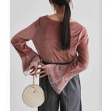 チュールフレアー袖ベロアプルオーバー | RANAN | 詳細画像13 