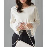 チュールフレアー袖ベロアプルオーバー | RANAN | 詳細画像16 