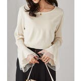 チュールフレアー袖ベロアプルオーバー | RANAN | 詳細画像18 