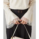 チュールフレアー袖ベロアプルオーバー | RANAN | 詳細画像19 