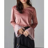 チュールフレアー袖ベロアプルオーバー | RANAN | 詳細画像35 